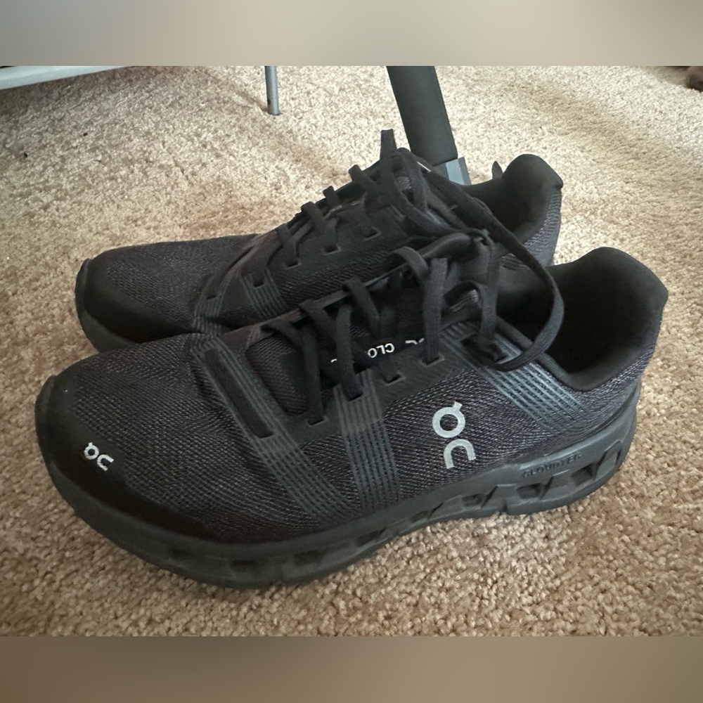 ON Cloudgo Women's Running Shoes, Black | Eclipse (Wide)